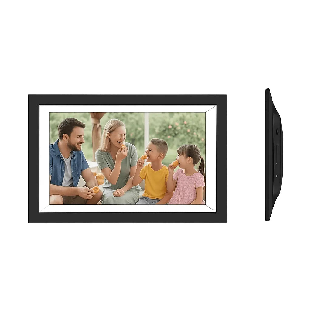 Frameora HD WiFi Cadre Photo – Écran Tactile IPS de 10,1"