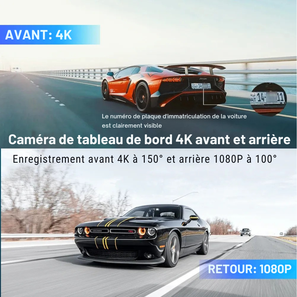 VegaDrive - Caméra embarquée intelligente Full HD 4K