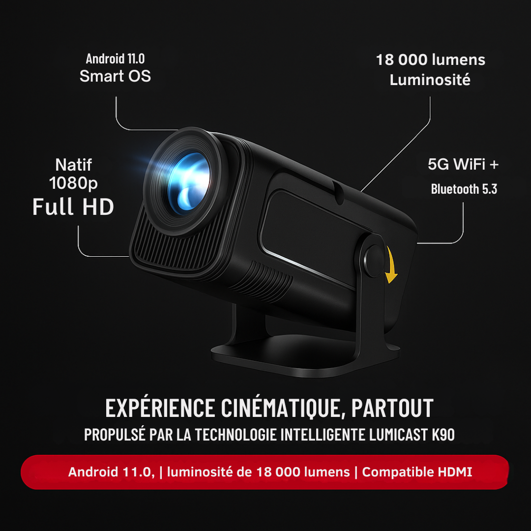 LumiCast – Projecteur Home Cinéma