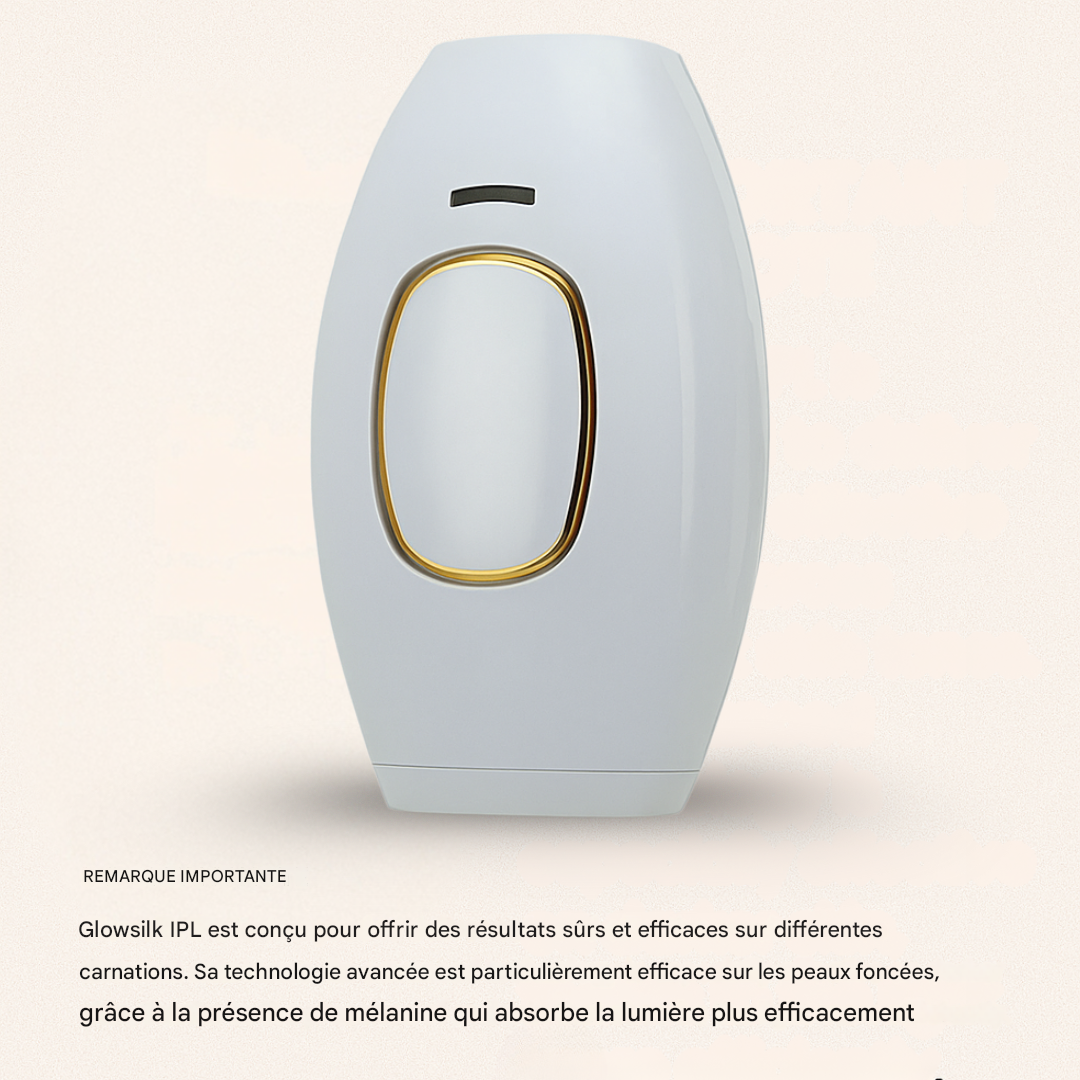 GlowSilk Appareil d’Épilation IPL – Une peau lisse à la maison
