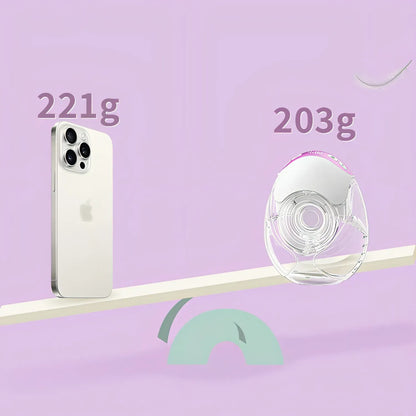 Tire-lait portable NurturaFlow – Mains libres, silencieux et rechargeable