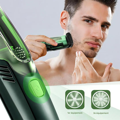 BeardCrafter X7 – Tondeuse à barbe sans fil à longueur réglable et chargement rapide par USB