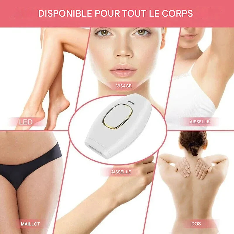 GlowSilk Appareil d’Épilation IPL – Une peau lisse à la maison