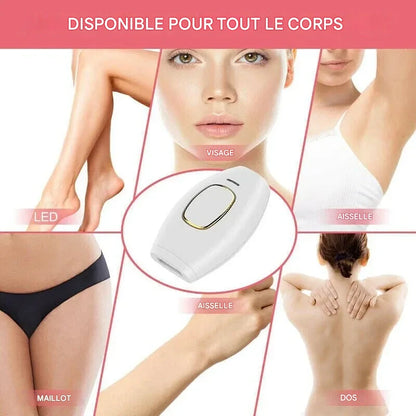 GlowSilk Appareil d’Épilation IPL – Une peau lisse à la maison