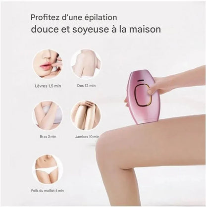 GlowSilk Appareil d’Épilation IPL – Une peau lisse à la maison